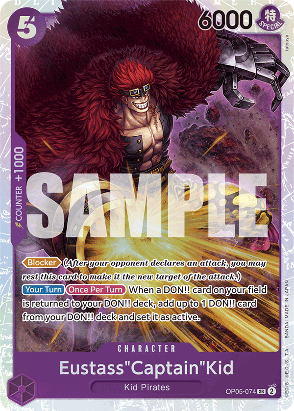 Eustass"Captain"Kid (Reprint) - OP05-074 SR - The Best - Card Cavern