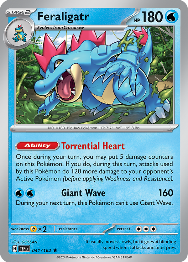 Feraligatr - 041/162 - Temporal Forces - Holo - Card Cavern