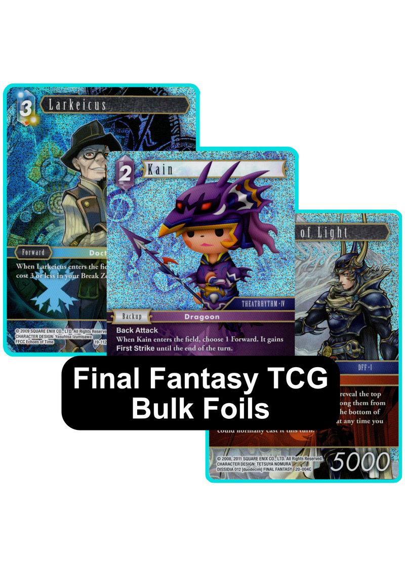 Final Fantasy Bulk - Foils - Card Cavern