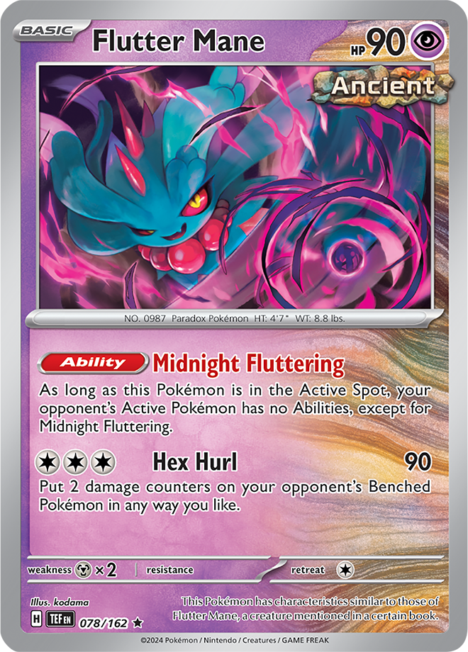 Flutter Mane - 078/162 - Temporal Forces - Holo - Card Cavern