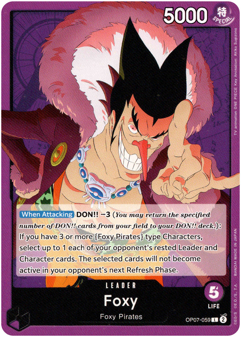 Foxy - OP07-059L - 500 years in the Future - Card Cavern