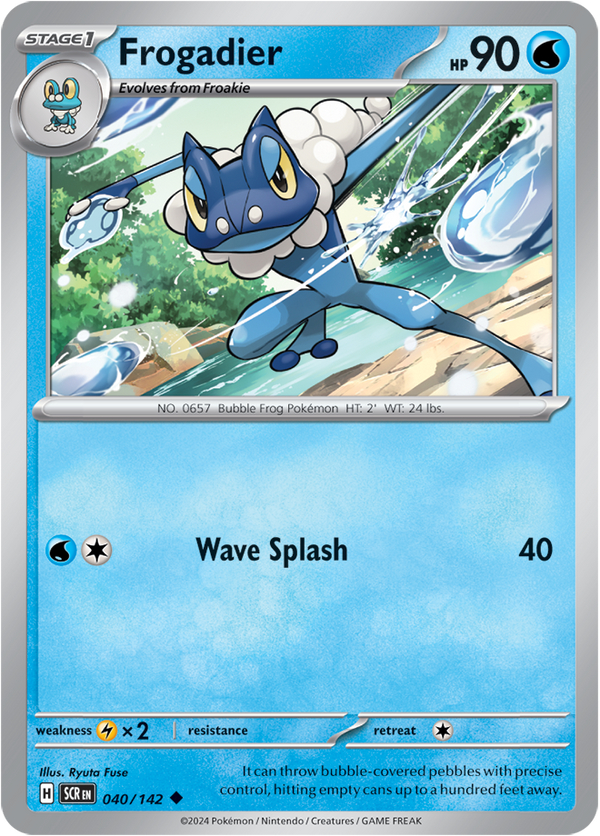 Frogadier - 040/142 - Stellar Crown - Card Cavern