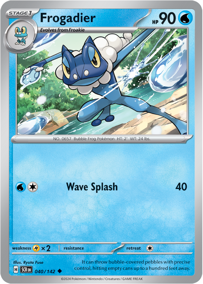 Frogadier - 040/142 - Stellar Crown - Card Cavern