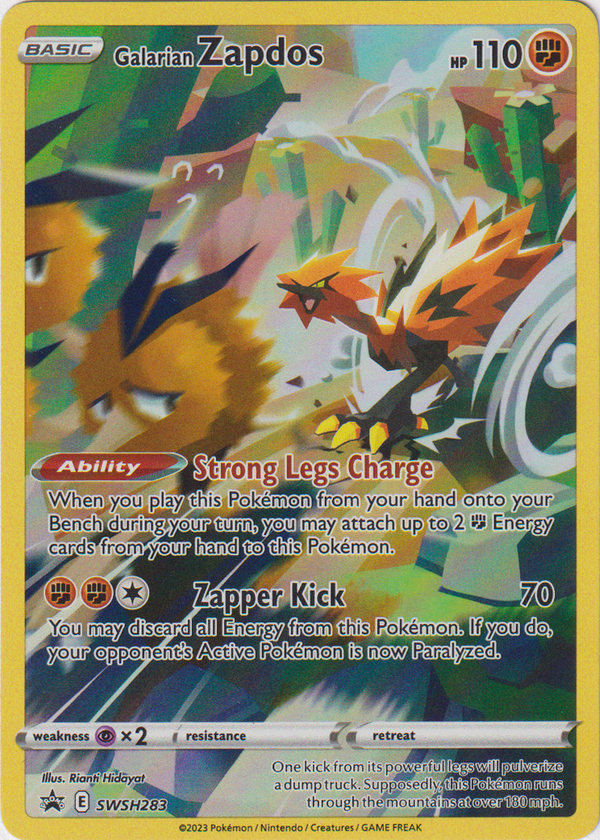 Galarian Zapdos - SWSH283 - Sword & Shield Promo - Card Cavern