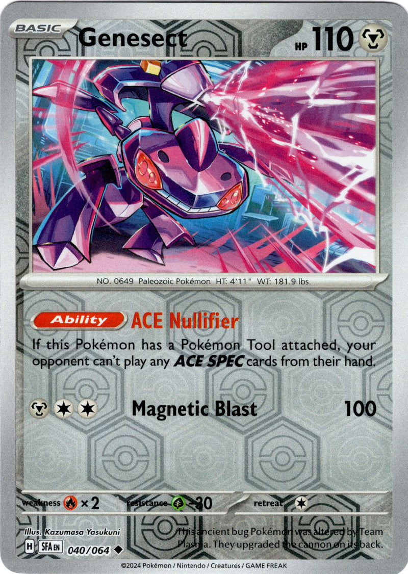 Genesect - 040/064 - Shrouded Fable - Reverse Holo - Card Cavern