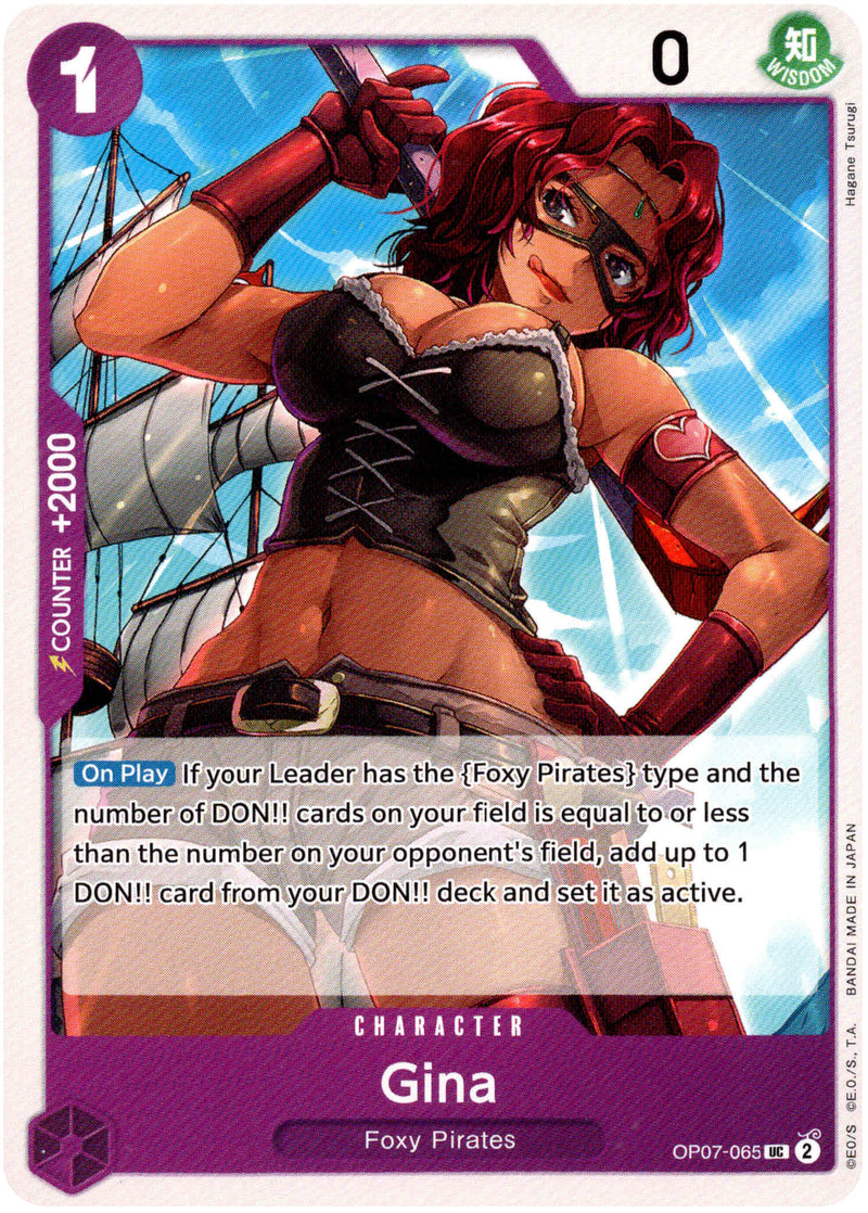 Gina - OP07-065UC - 500 years in the Future - Card Cavern