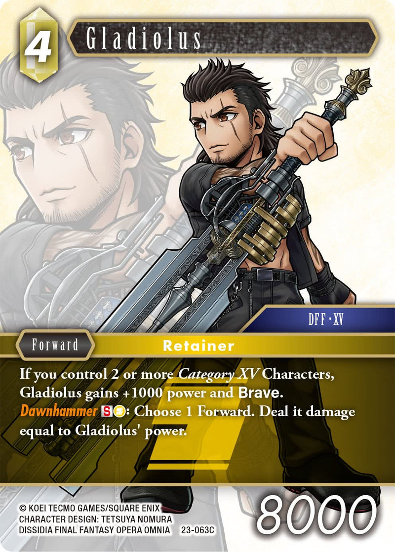 Gladiolus - 23-063C - Hidden Trials - Card Cavern