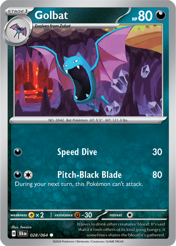 Golbat - 028/064 - Shrouded Fable - Card Cavern