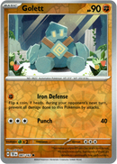 Golett - 087/162 - Temporal Forces - Reverse Holo - Card Cavern