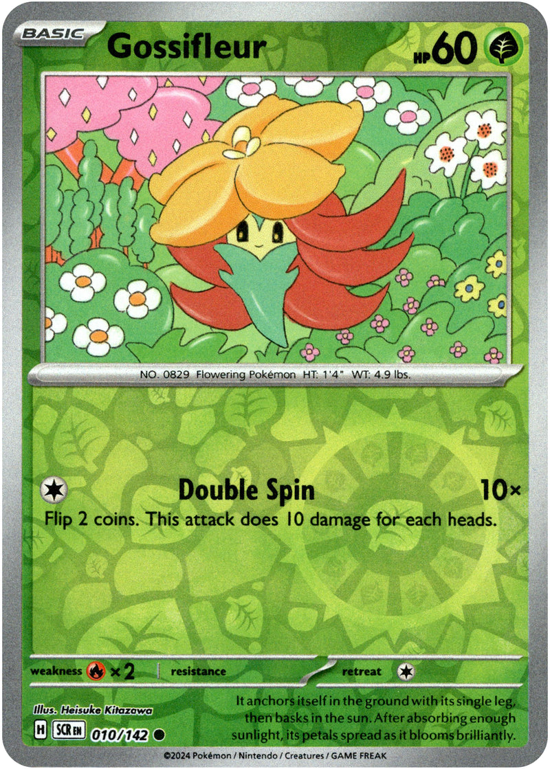 Gossifleur - 010/142 - Stellar Crown - Reverse Holo - Card Cavern