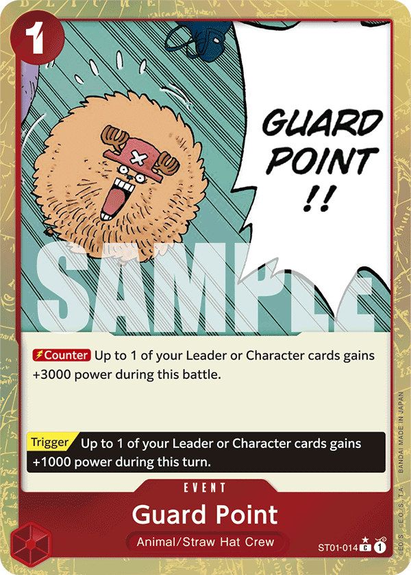 Guard Point - ST01-014 C - The Best - Textured Foil - Card Cavern