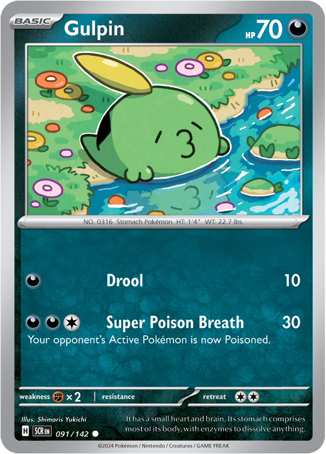 Gulpin - 091/142 - Stellar Crown - Card Cavern