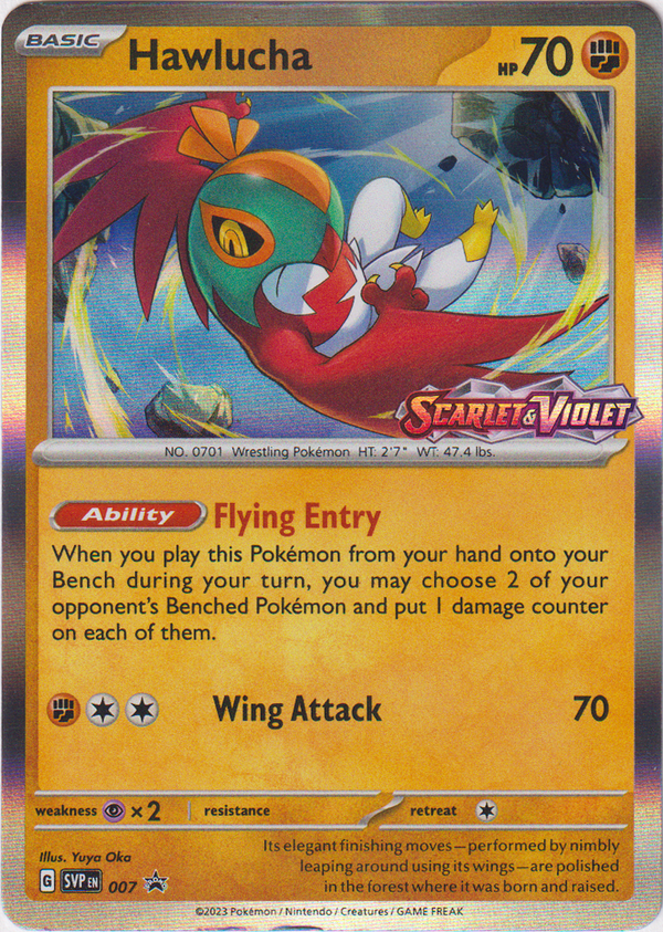 Hawlucha - SVP007 - Scarlet & Violet Promo - Card Cavern