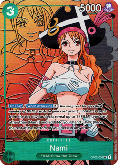 Nami Alternate Art - OP02-036 - Paramount War - Foil - Card Cavern