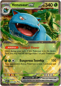 Venusaur ex - 003/165 - Scarlet & Violet 151 - Card Cavern