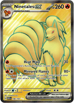 Ninetales ex - 186/165 - Scarlet & Violet 151 - Card Cavern