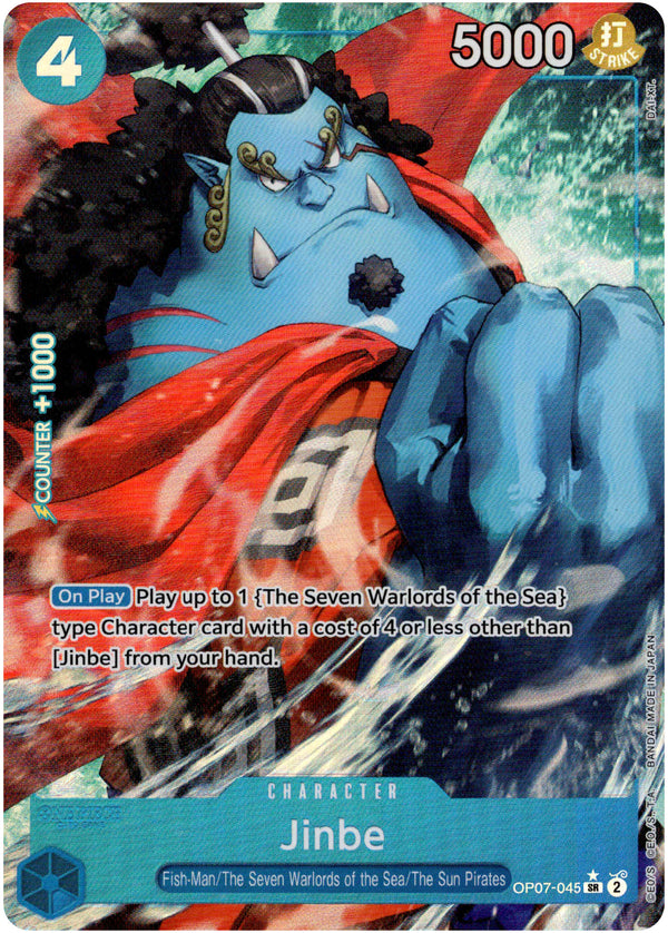 Jinbe Alternate Art - OP07-045SR - 500 years in the Future - Foil - Card Cavern