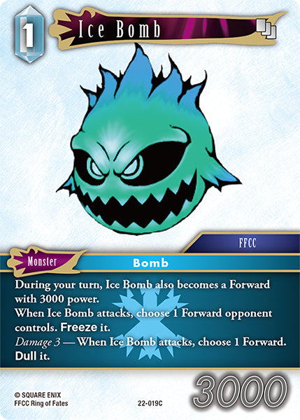 Ice Bomb - 22-019C - Hidden Hope - Card Cavern