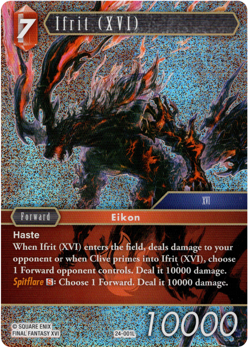 Ifrit (XVI) - 24-001L - Hidden Legends - Foil - Card Cavern