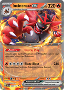 Incineroar ex - 034/162 - Temporal Forces - Holo - Card Cavern