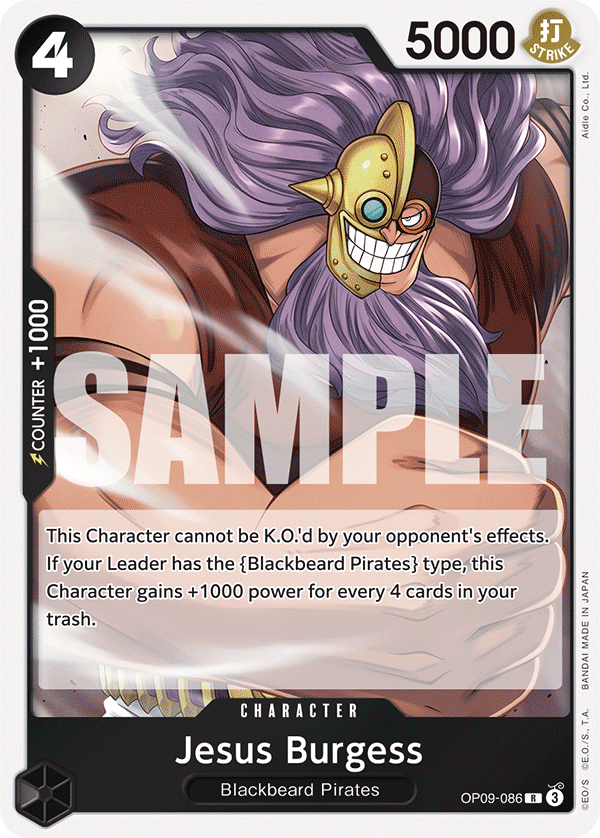 Jesus Burgess - OP09-086 R - Emperors in the New World - Foil - Card Cavern