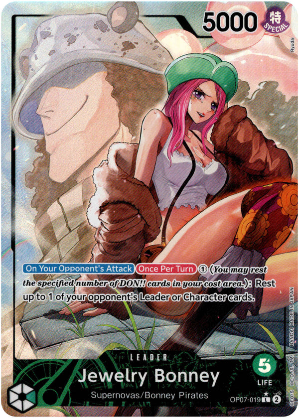 Jewelry Bonney Alternate Art - OP07-019L - 500 years in the Future - Foil - Card Cavern