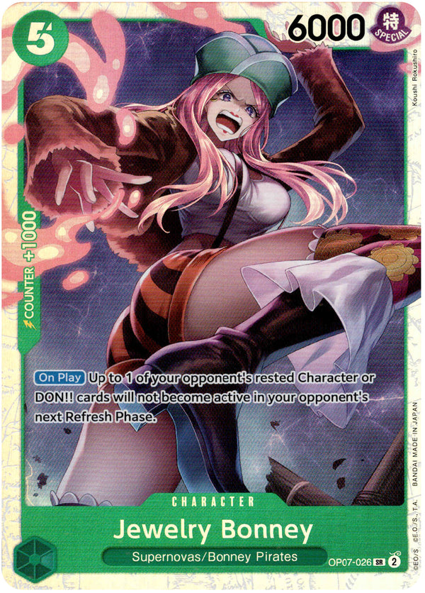 Jewelry Bonney - OP07-026SR - 500 years in the Future - Foil - Card Cavern