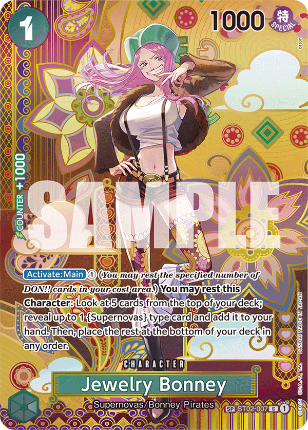 Jewelry Bonney (SP) - ST02-007 C - Two Legends - Foil - Card Cavern