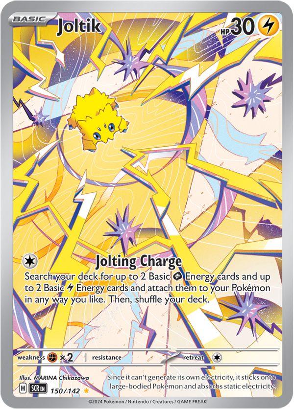 Joltik - 150/142 - Stellar Crown - Holo - Card Cavern