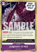 Judgment of Hell - OP02-089 R - The Best - Jolly Roger Foil - Card Cavern