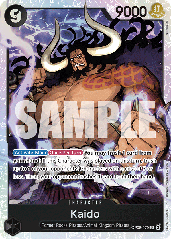 Kaido - OP08-079 SR - Two Legends - Foil - Card Cavern