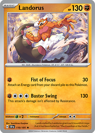 Landorus - 110/191 - Surging Sparks - Holo - Card Cavern