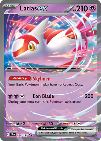 Latias ex - 076/191 - Surging Sparks - Holo - Card Cavern