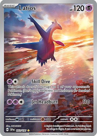 Latios - 203/191 - Surging Sparks - Holo - Card Cavern