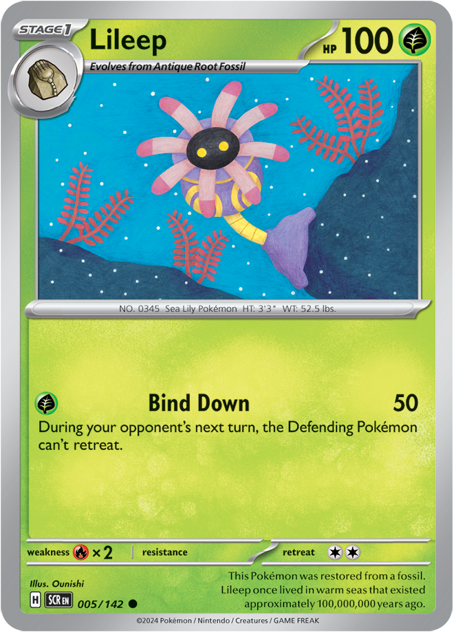 Lileep - 005/142 - Stellar Crown - Card Cavern