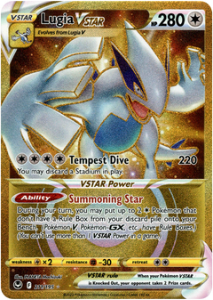 Lugia VSTAR Secret Rare - 211/195 - Silver Tempest - Card Cavern