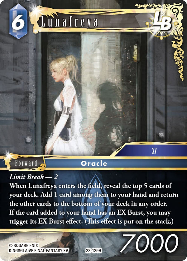 Lunafreya LB - 23-129H - Hidden Trials - Card Cavern