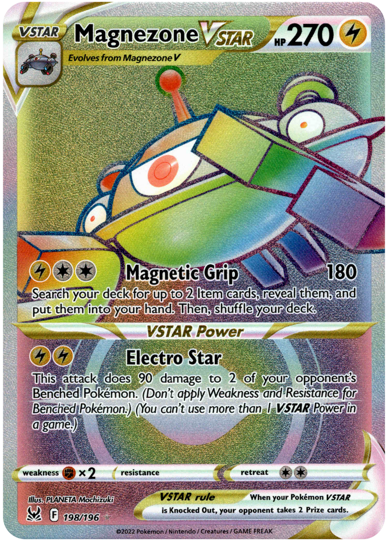 Magnezone VSTAR Hyper Rare - 198/196 - Lost Origin - Card Cavern