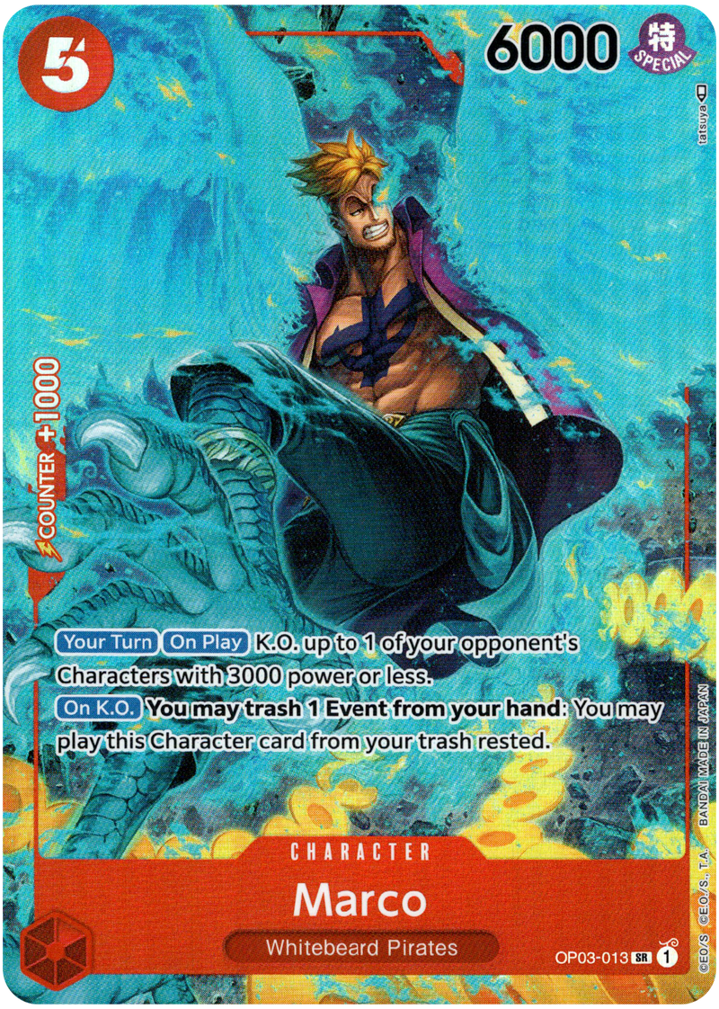 Marco Alternate Art - OP03-013 SR - Pillars of Strength - Foil - Card Cavern