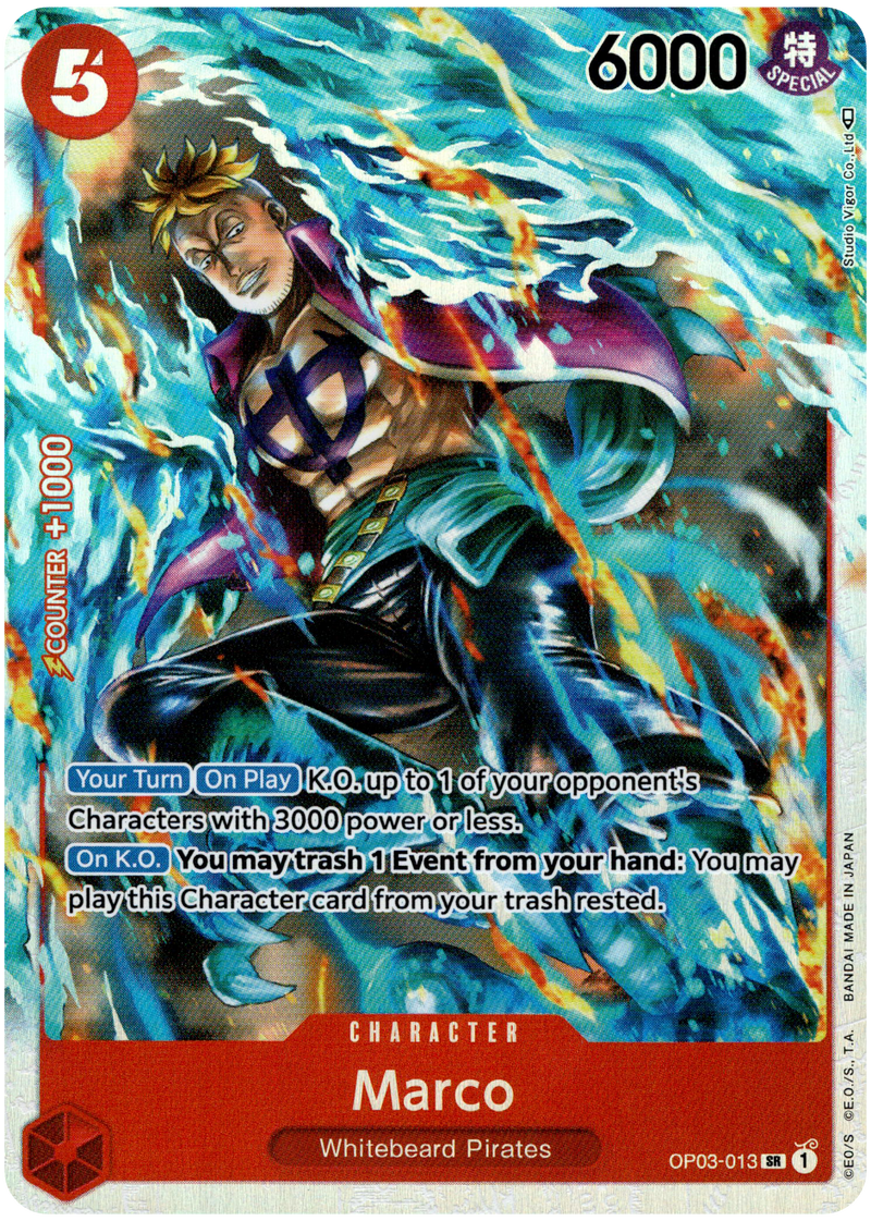 Marco - OP03-013 SR - Pillars of Strength - Foil - Card Cavern