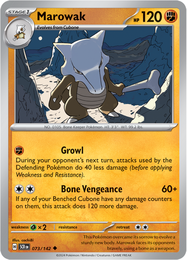 Marowak - 073/142 - Stellar Crown - Card Cavern