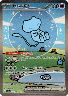 Mew ex - 232/091 - Paldean Fates - Holo - Card Cavern