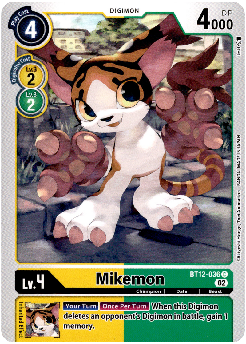 Mikemon - BT12-036 C - Across Time - Card Cavern