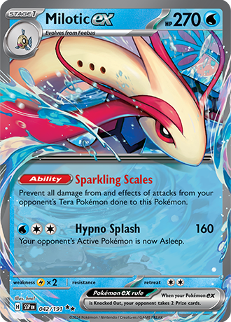 Milotic ex - 042/191 - Surging Sparks - Holo - Card Cavern