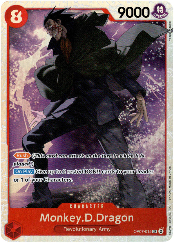 Monkey.D.Dragon - OP07-015SR - 500 years in the Future - Foil - Card Cavern