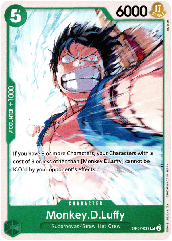 Monkey.D.Luffy - OP07-033UC - 500 years in the Future - Card Cavern