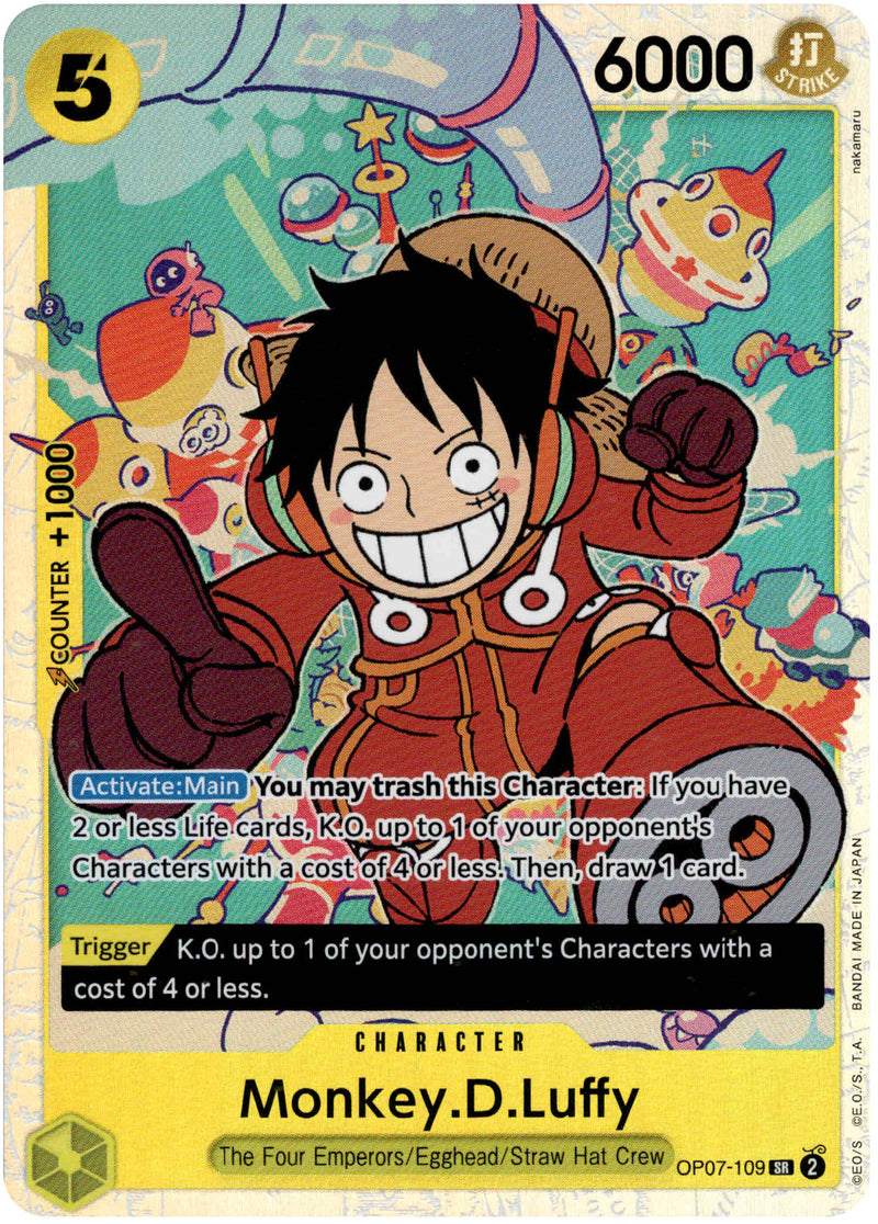 Monkey.D.Luffy - OP07-109SR - 500 years in the Future - Foil - Card Cavern