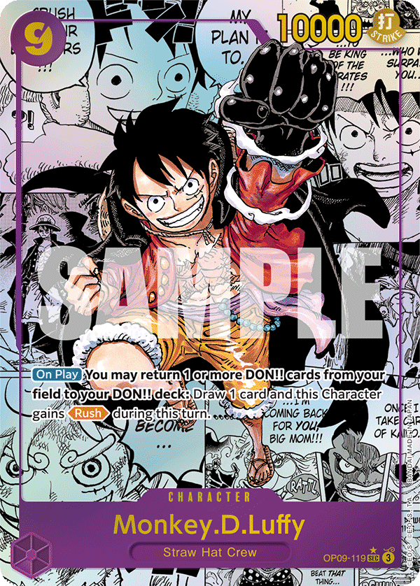 Monkey.D.Luffy (Parallel) - OP09-119 SEC - Emperors in the New World - Foil - Card Cavern