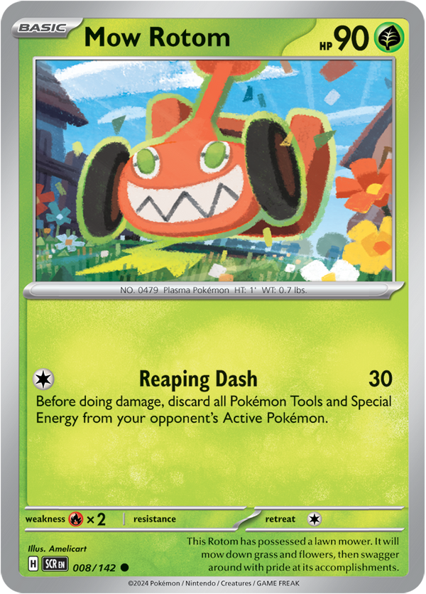 Mow Rotom - 008/142 - Stellar Crown - Card Cavern