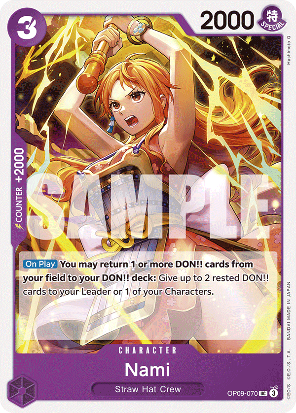 Nami - OP09-070 UC - Emperors in the New World - Card Cavern